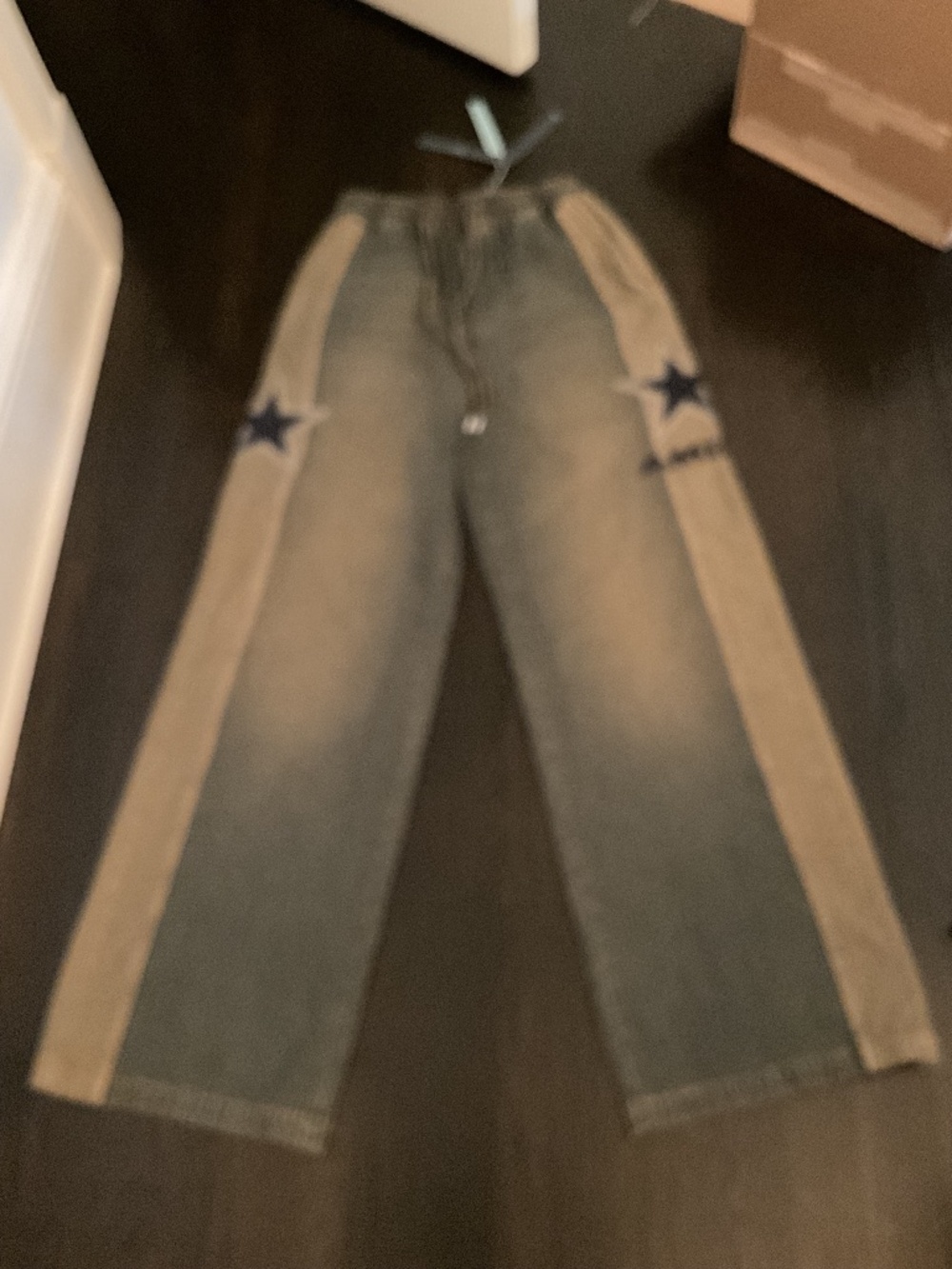 Amiri pants - style AMBMJE1037 - worn slate - size medium